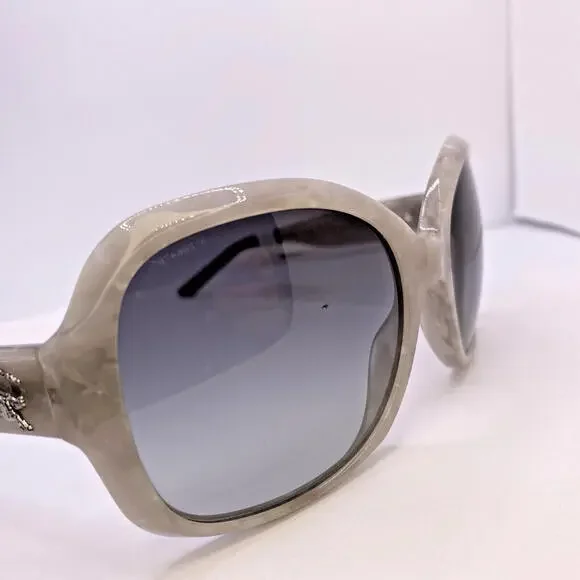 Burberry Sunglasses Authentic Frame B 4058 3042/11 57 [] 18 130 MM White Marble - Picture 6 of 9